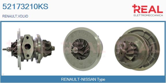 Core assembly, turbocharger (52173210KS)