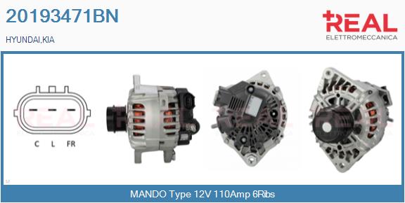 Alternator (20193471BN)
