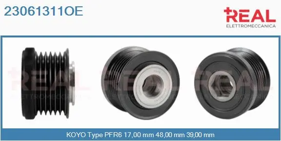 Belt Pulley, alternator (23061311OE)