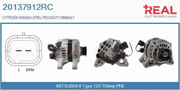 Alternator (20137912RC)