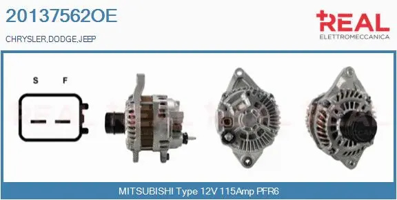 Alternator (20137562OE)
