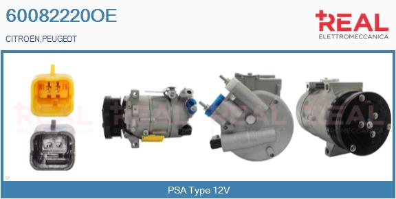 Compressor, air conditioning (60082220OE)