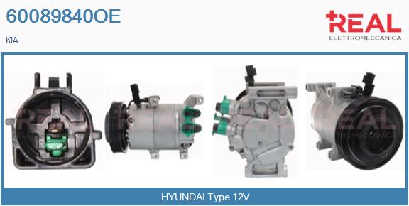 Compressor, air conditioning (60089840OE)