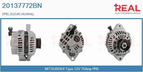 Alternator (20137772BN)