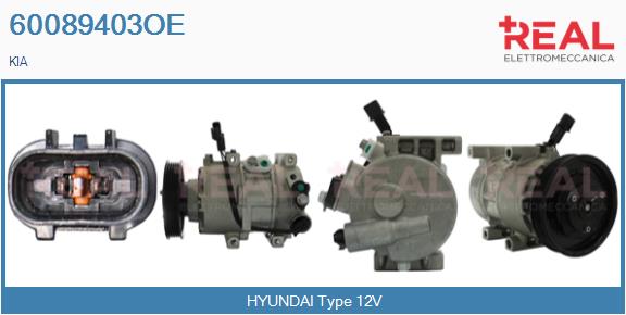 Compressor, air conditioning (60089403OE)