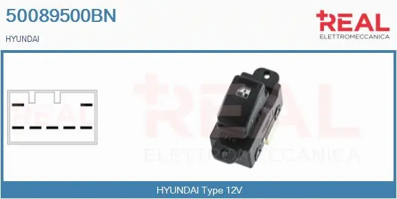 Switch, window regulator (50089500BN)