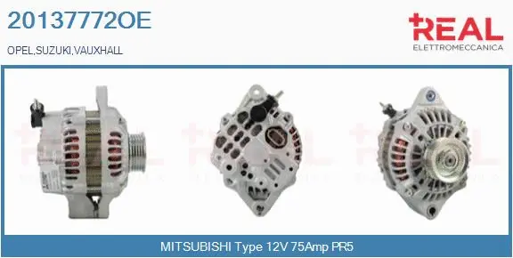 Alternator (20137772OE)