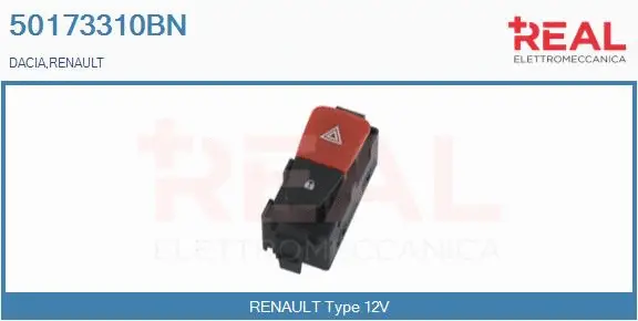 Hazard Warning Light Switch (50173310BN)