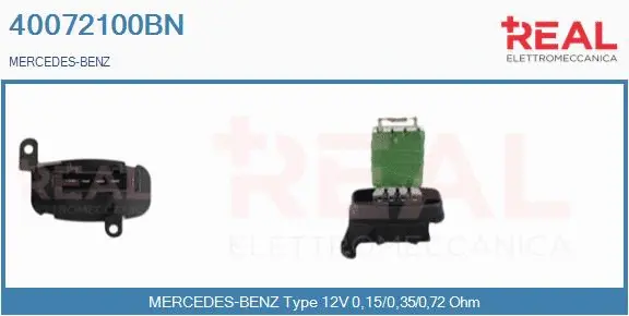 Resistor, interior blower (40072100BN)