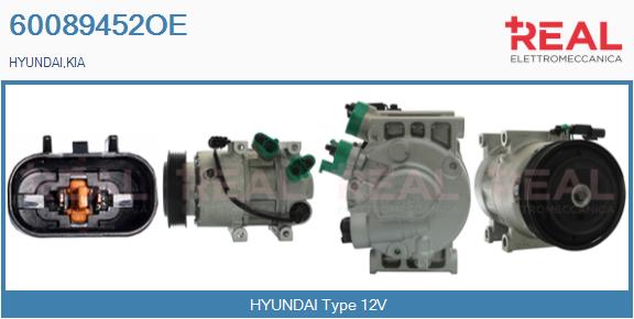 Compressor, air conditioning (60089452OE)