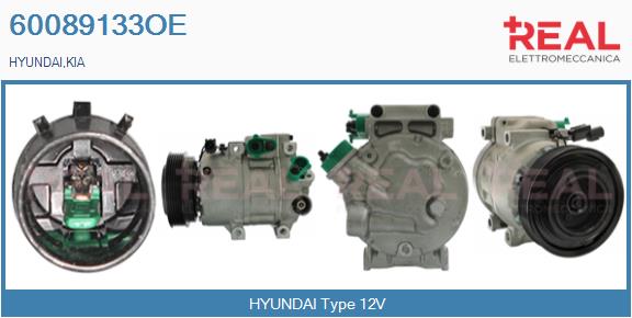 Compressor, air conditioning (60089133OE)