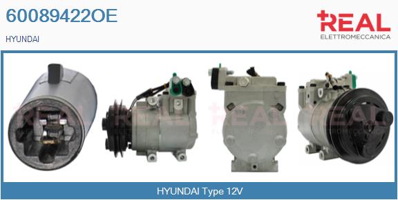 Compressor, air conditioning (60089422OE)