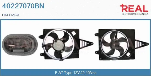 Electric Motor, radiator fan (40227070BN)