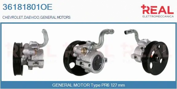 Hydraulic Pump, steering (36181801OE)