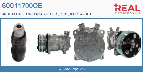 Compressor, air conditioning (60011700OE)