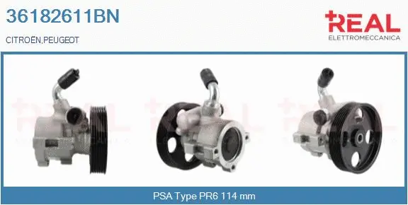 Hydraulic Pump, steering (36182611BN)