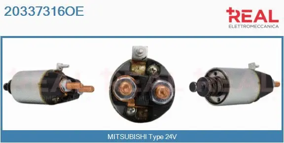 Solenoid Switch, starter (20337316OE)