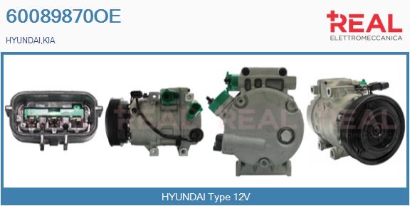 Compressor, air conditioning (60089870OE)