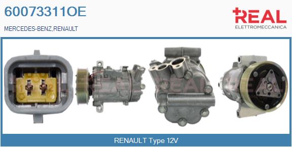 Compressor, air conditioning (60073311OE)