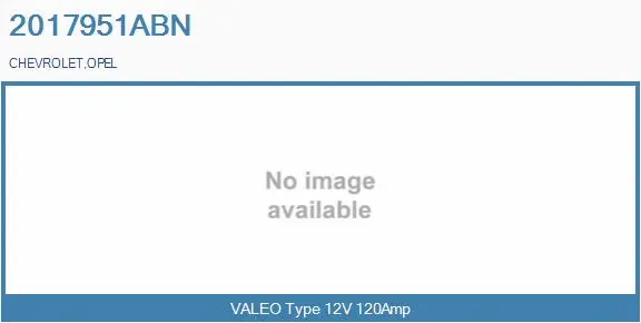 Alternator (2017951ABN)