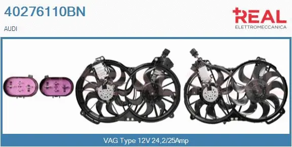 Electric Motor, radiator fan (40276110BN)