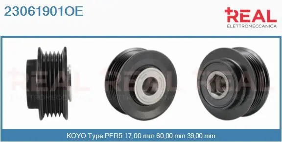 Belt Pulley, alternator (23061901OE)