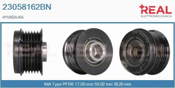 Belt Pulley, alternator (23058162BN)
