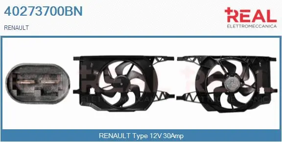 Electric Motor, radiator fan (40273700BN)