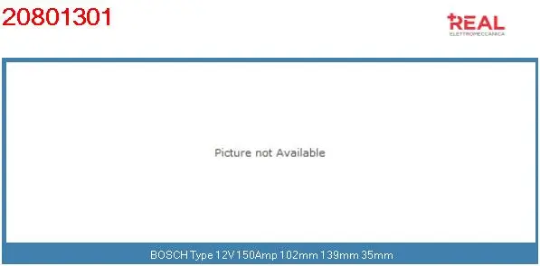 Stator, alternator (20801301BN)