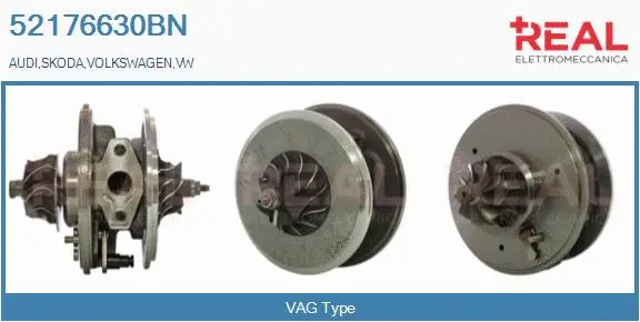 Core assembly, turbocharger (52176630BN)