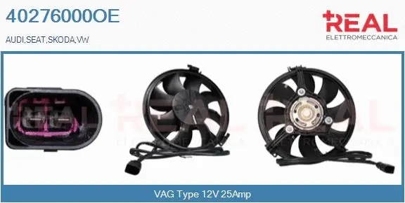 Electric Motor, radiator fan (40276000OE)