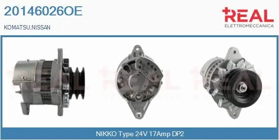 Alternator (20146026OE)