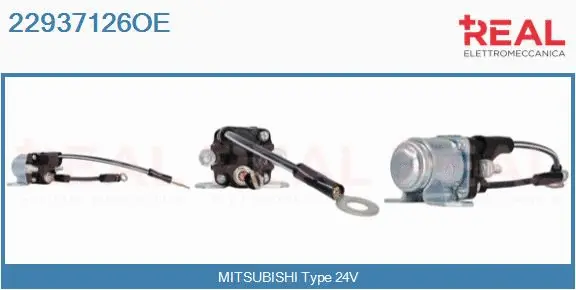 Relay, starter (22937126OE)