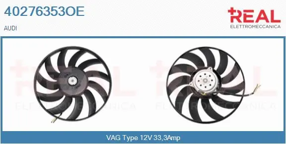 Fan, engine cooling (40276353OE)