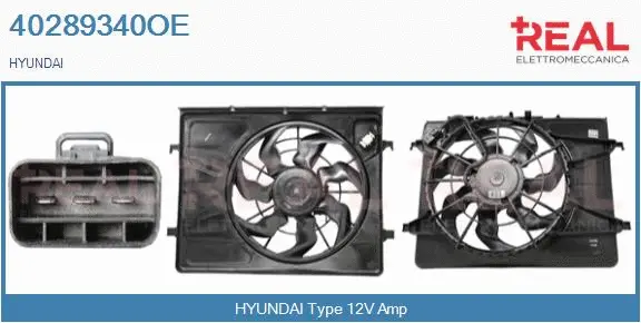 Electric Motor, radiator fan (40289340OE)