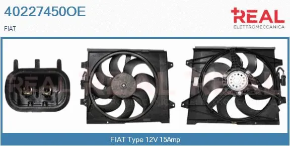 Electric Motor, radiator fan (40227450OE)