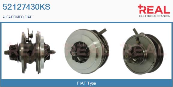 Core assembly, turbocharger (52127430KS)