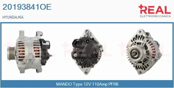 Alternator (20193841OE)