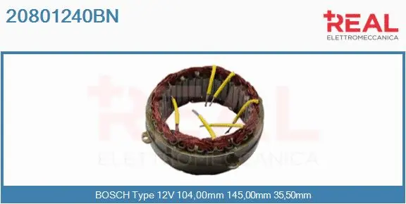 Stator, alternator (20801240BN)