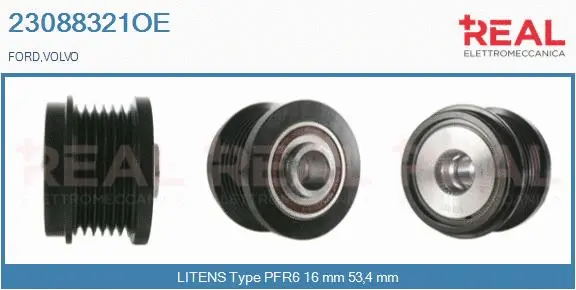 Belt Pulley, alternator (23088321OE)