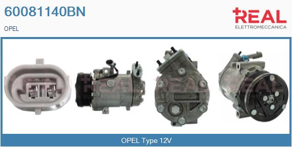 Compressor, air conditioning (60081140BN)