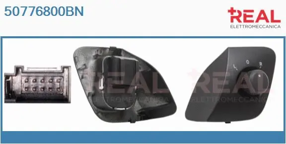 Switch, exterior rearview mirror adjustment (50776800BN)