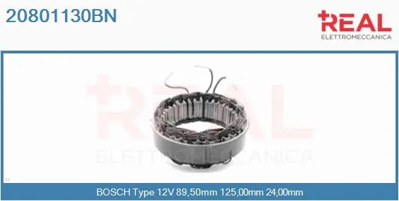 Stator, alternator (20801130BN)