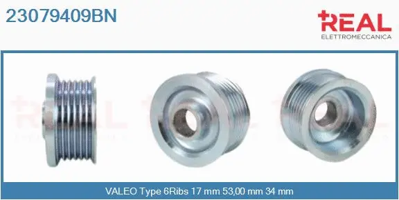 Belt Pulley, alternator (23079409BN)