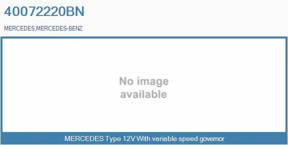 Series resistor, electric motor (radiator fan) (40072220BN)