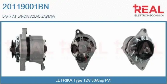 Alternator (20119001BN)