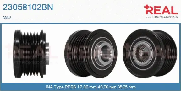 Belt Pulley, alternator (23058102BN)