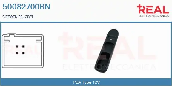 Switch, window regulator (50082700BN)