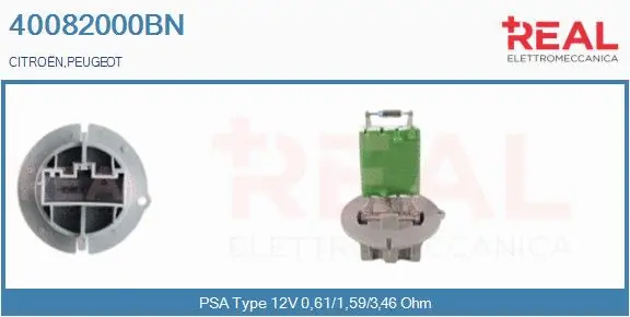 Resistor, interior blower (40082000BN)