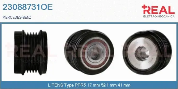 Belt Pulley, alternator (23088731OE)